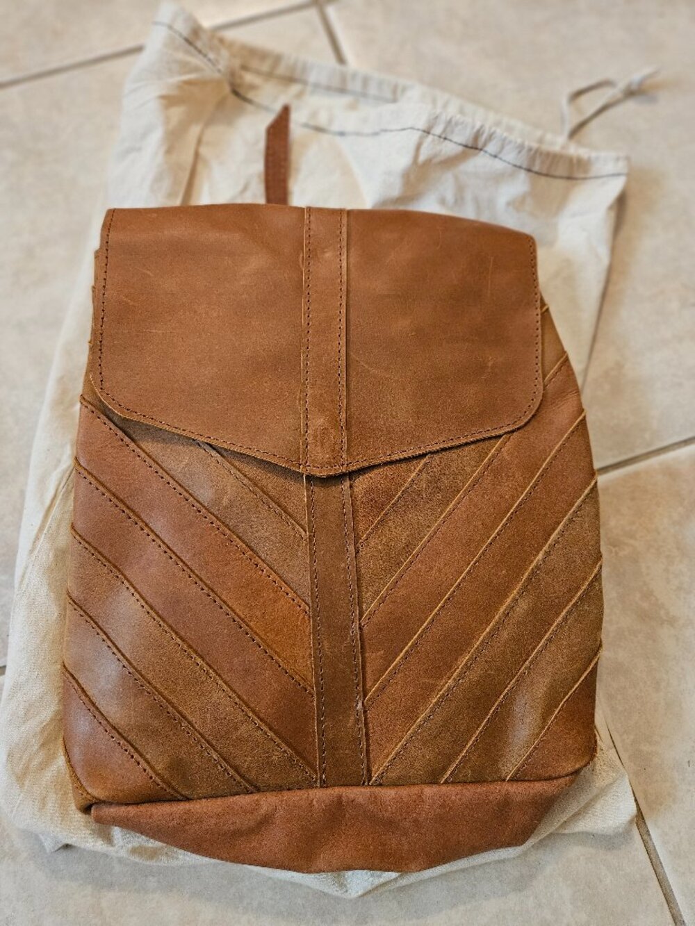 Raven + Lily Genuine Leather Backpack